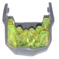 Lego hlava rock monstra spodní část, tmavě modro šedá (85046c01)